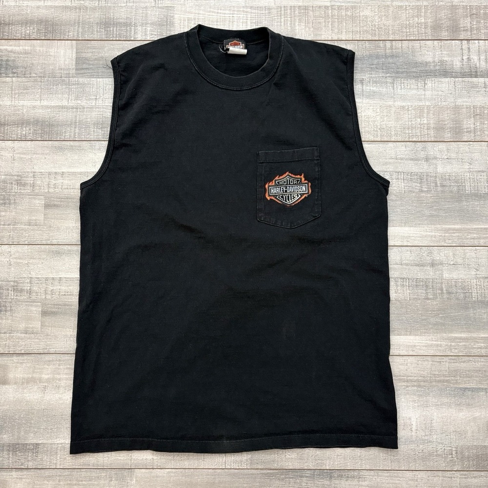 Vintage 2006 Harley-Davidson Low Country Shirt Tank Top Charleston SC Size XL